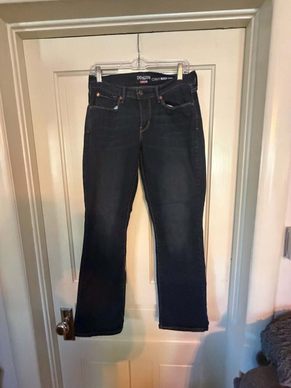 Denizen from Levi's Curvy Boot Cut Jeans Size 10M W30 L32 Dark Wash